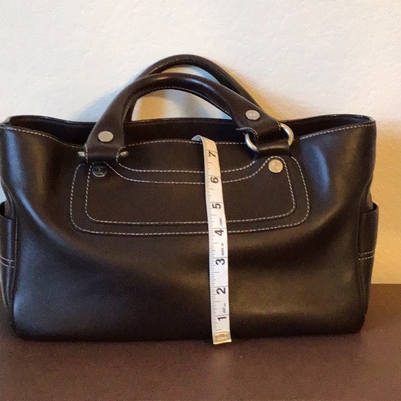 CELINE Dark Brown Boogie Hand Bag - Picture 4 of 16